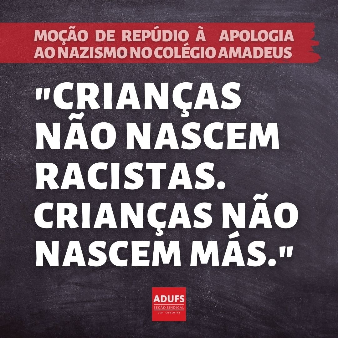 Apologia ao nazismo é crime. 